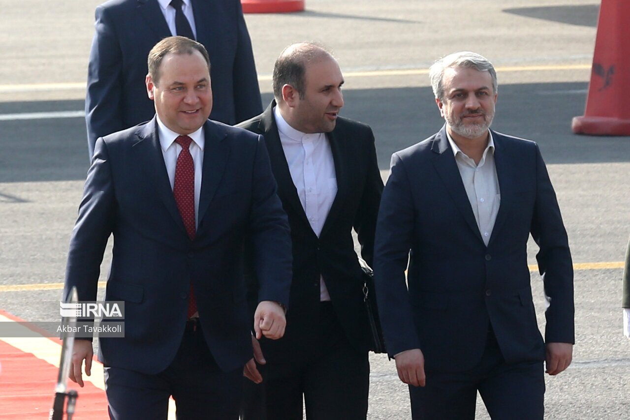 تصاویر: ورود نخست وزیر بلاروس به تهران