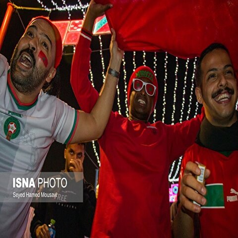 تصاویر: فن فست بازی مراکش و پرتغال
