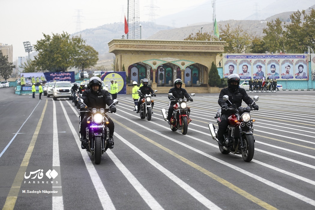تصاویر: رزمایش طرح ترافیکی زمستان پلیس راهور