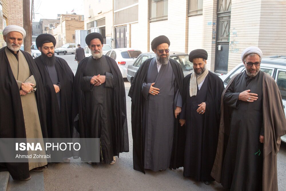 تصاویر: حضور علما و روحانیون برای عرض تسلیت رحلت آیت الله روحانی - قم
