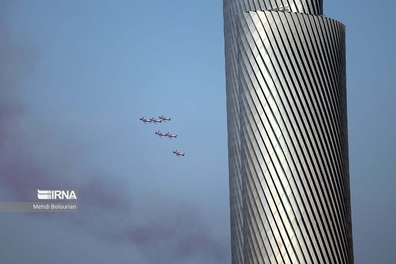 تصاویر: نمایش هوایی به مناسبت روز ملی قطر