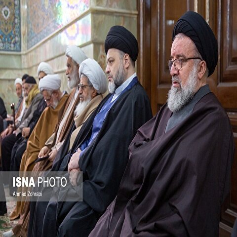 تصاویر: تشییع و تدفین آیت الله روحانی در قم