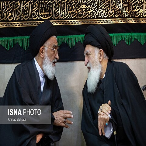 تصاویر: حضور علما و روحانیون برای عرض تسلیت رحلت آیت الله روحانی - قم