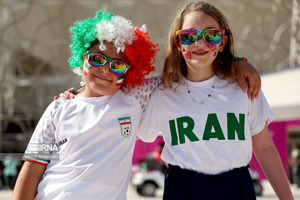تصاویر خبرگزاری دولت از هوادران ایران در قطر