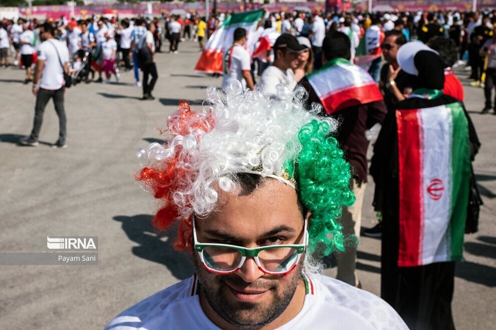 تصاویر خبرگزاری دولت از هوادران ایران در قطر