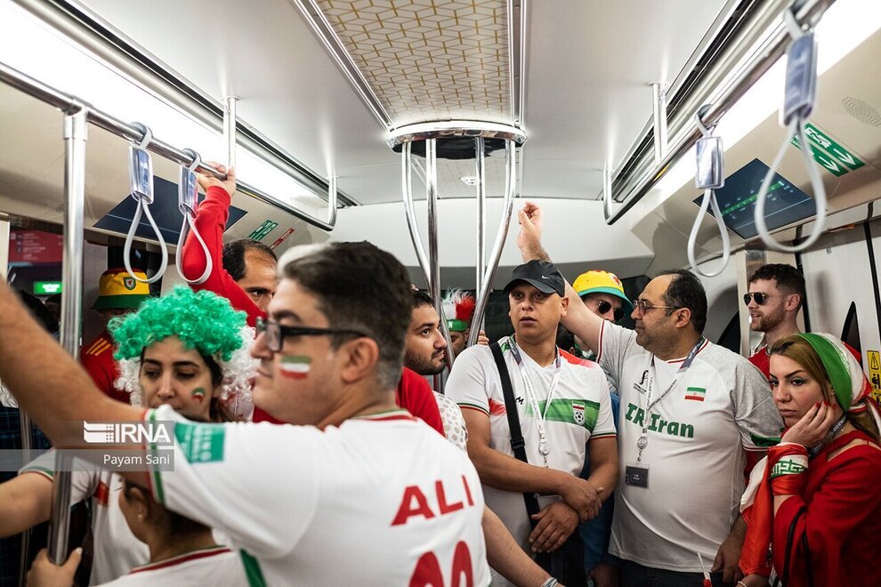 تصاویر خبرگزاری دولت از هوادران ایران در قطر