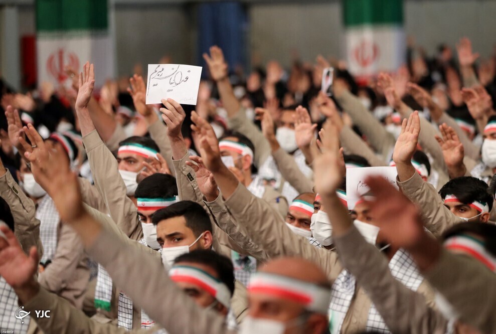 تصاویر: دیدار جمعی از بسیجیان سراسر کشور با مقام معظم رهبری