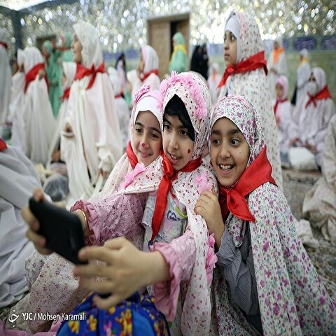 تصاویر: جشن روزه اولی‌ها در حرم حضرت معصومه (س)