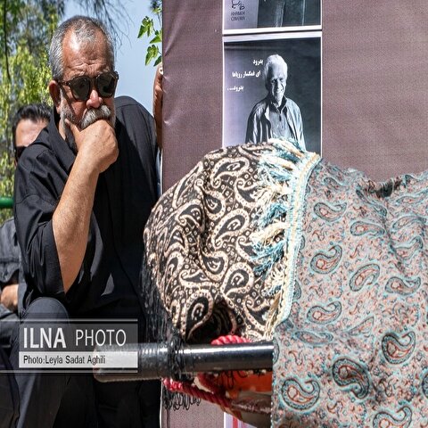 تصاویر: مراسم تشییع و تدفین پیکر زنده یاد کیومرث پوراحمد