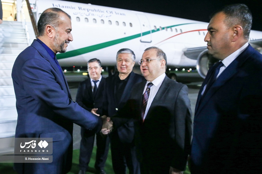 تصاویر: امیرعبداللهیان راهی سمرقند شد