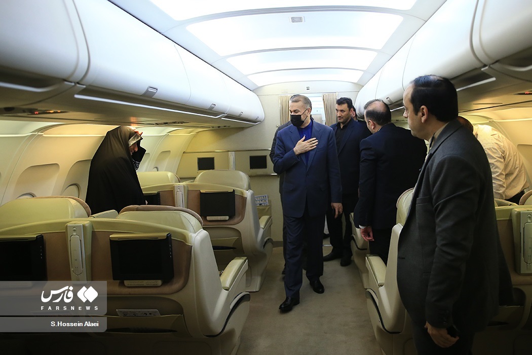 تصاویر: امیرعبداللهیان راهی سمرقند شد