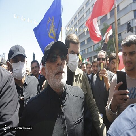 تصاویر: راهپیمایی روز قدس ۱۴۰۲ - تهران