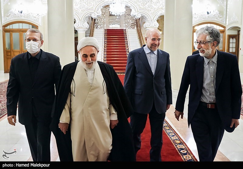 تصاویر: افطاری «قالیباف» با روسای سابق مجلس