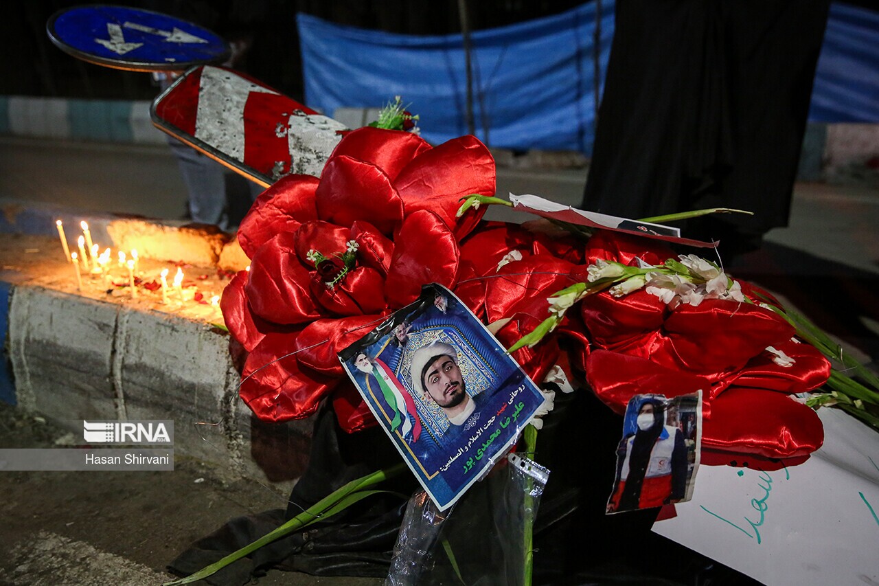 تصاویر: گلزار شهدای کرمان پس از خاکسپاری شهدا