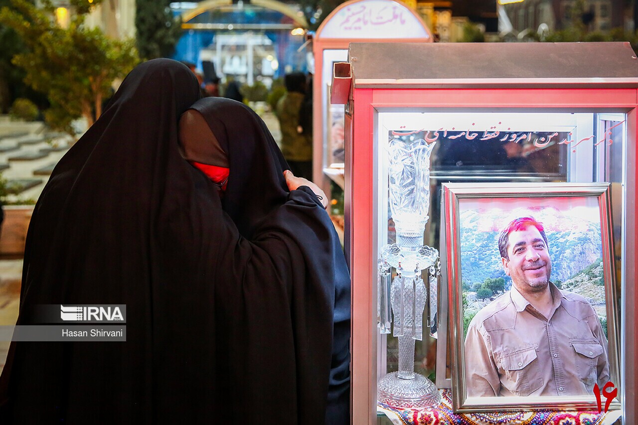 تصاویر: گلزار شهدای کرمان پس از خاکسپاری شهدا