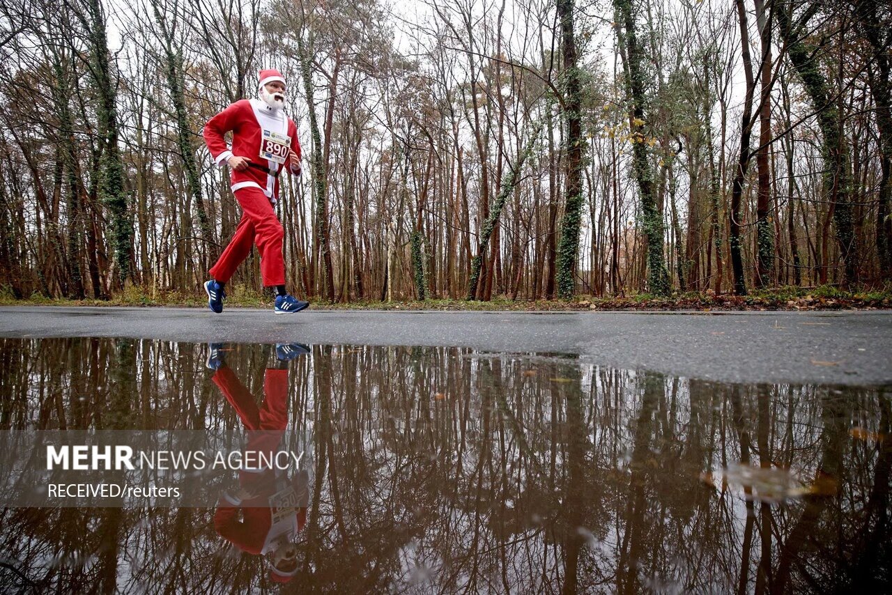 تصاویر: بابا نوئل در جشن کریسمس