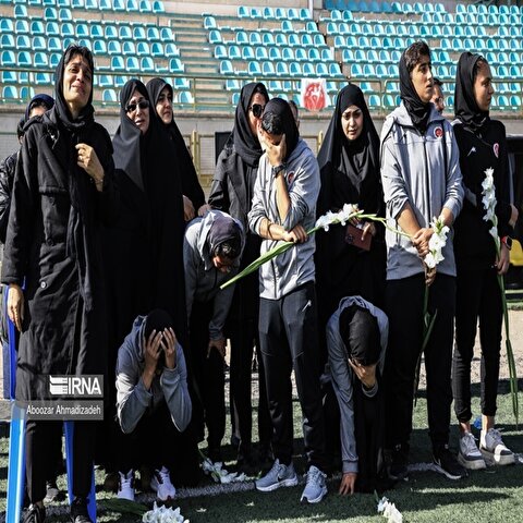 تصاویر: تشییع پیکر «ملیکا محمدی»