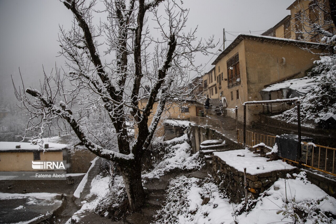 تصاویر: طبیعت برفی ماسوله