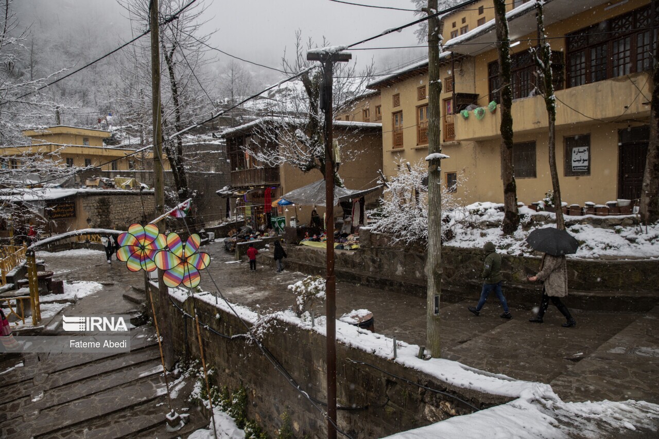 تصاویر: طبیعت برفی ماسوله