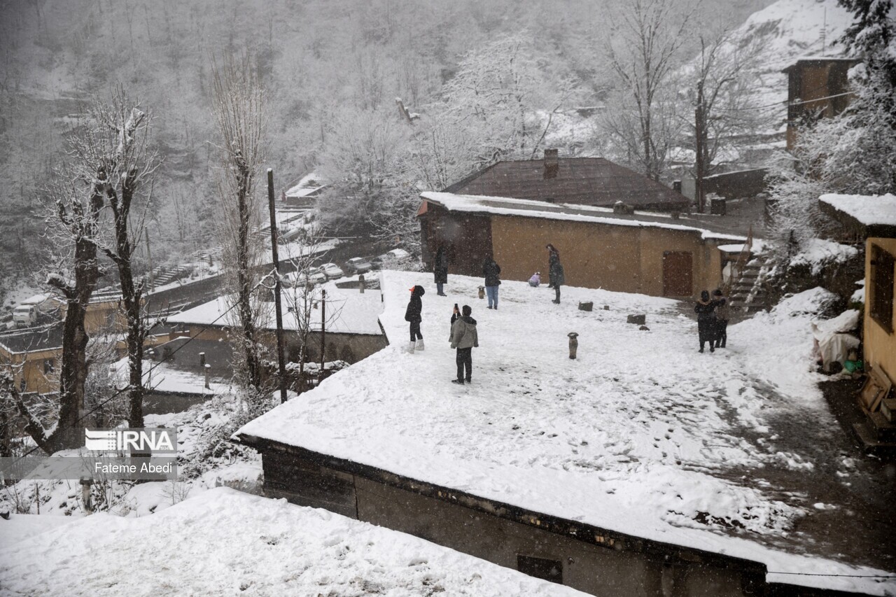 تصاویر: طبیعت برفی ماسوله