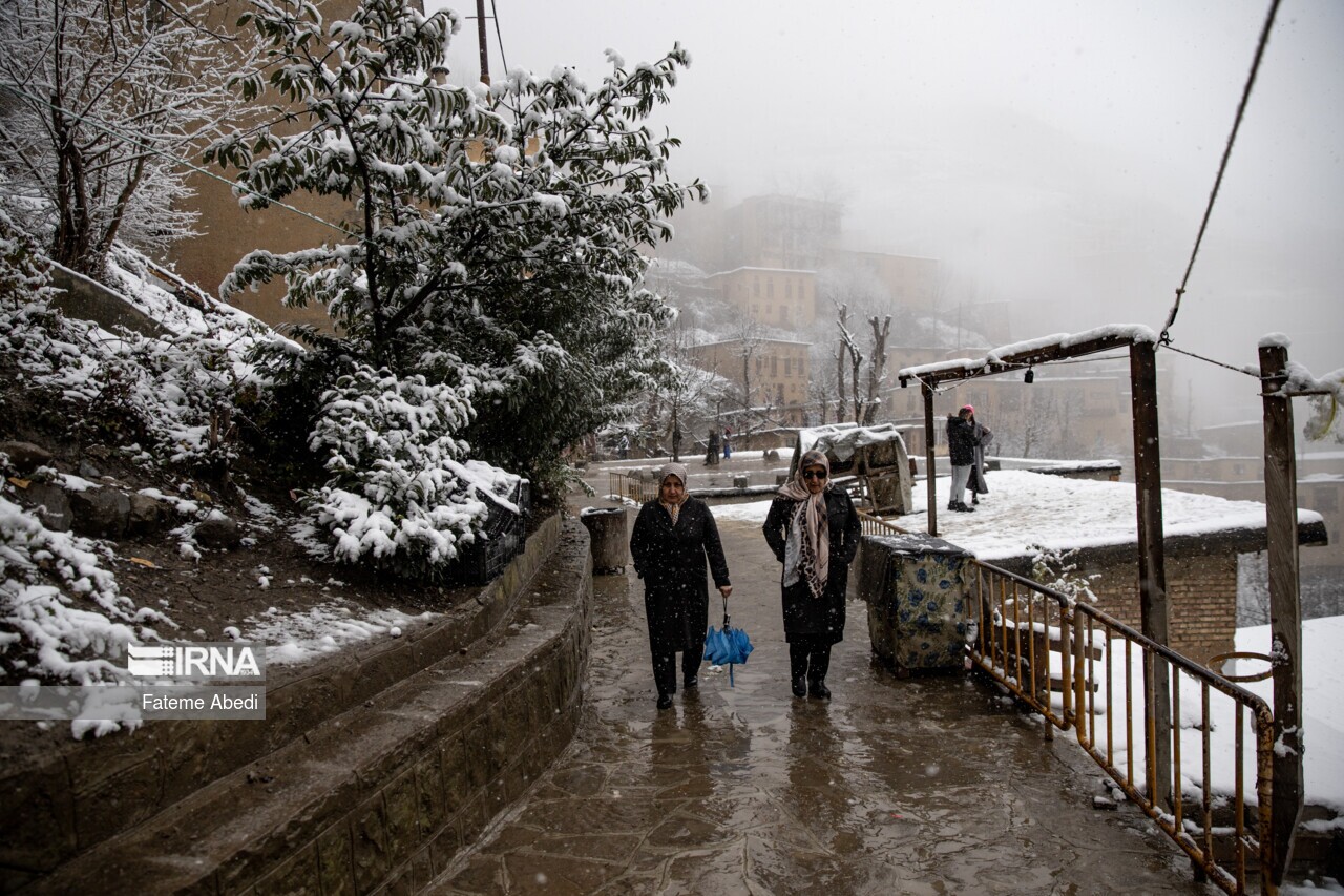 تصاویر: طبیعت برفی ماسوله