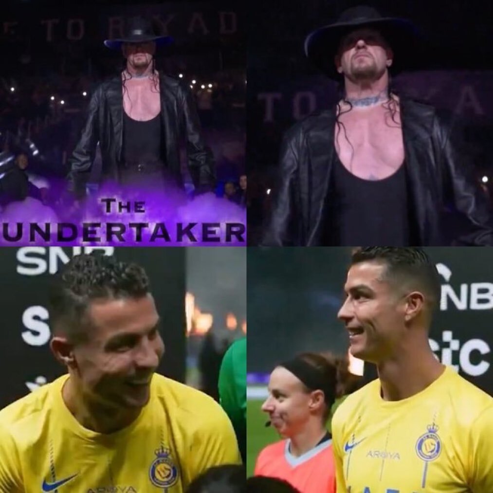 رونالدو هم سوپرایز شد؛ آندر تیکر از جام قهرمانی ریاض کاپ رونمایی کرد