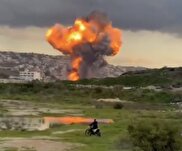 ویدیو / لحظه بمباران شهرک «صدّیقین» در جنوب لبنان