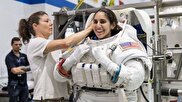ویدیو / یاسمن مقبلی در ایستگاه فضایی سلمانی راه انداخت!