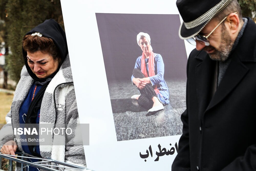 تصاویر: مراسم تشییع پیکر پردیس افکاری