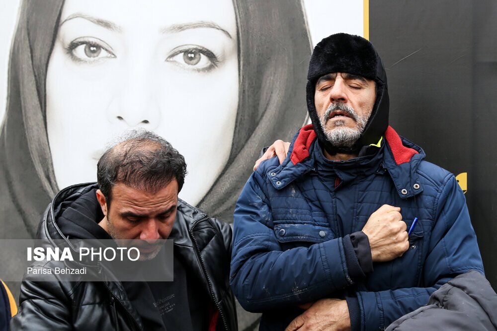 تصاویر: مراسم تشییع پیکر پردیس افکاری