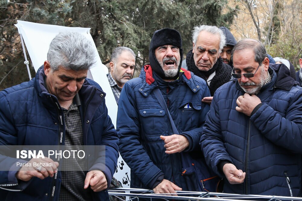 تصاویر: مراسم تشییع پیکر پردیس افکاری