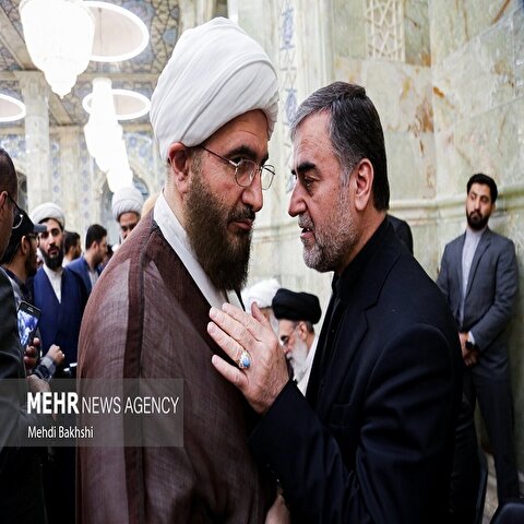 تصاویر: بزرگداشت آیت الله سلیمانی در مسجد اعظم قم