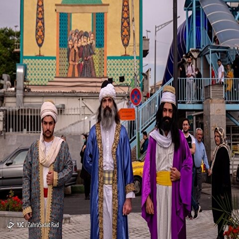 تصاویر: رونمایی از مجسمه برنزی سعدی