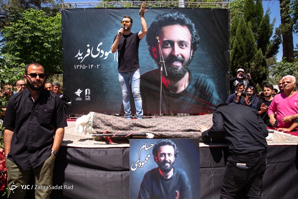 تصاویر: مراسم تشییع پیکر هنرمند فقید سینما و تلویزیون؛ حسام محمودی در بهشت زهرا (س)