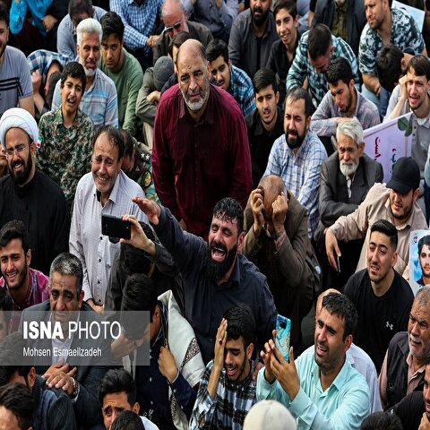 تصاویر: تشییع پیکر شهید «حمیدرضا الداغی» در مشهد