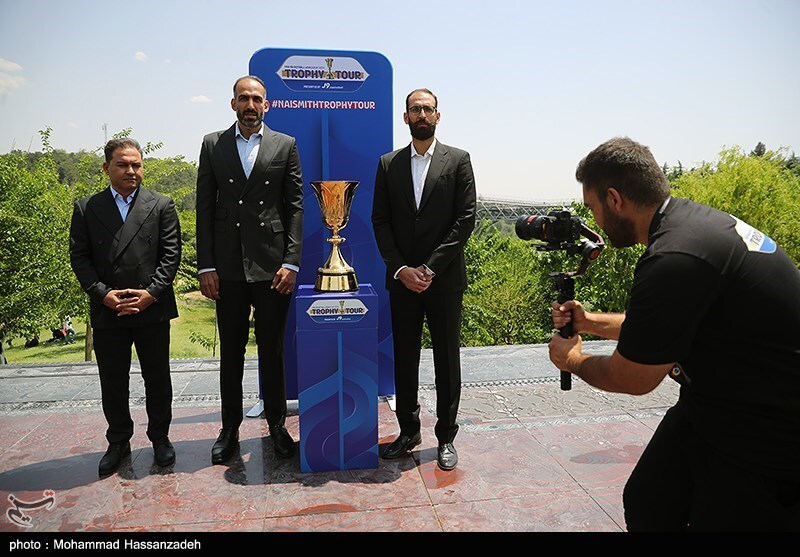 تصاویر: رونمایی از کاپ جام‌جهانی بسکتبال ۲۰۲۳ در تهران