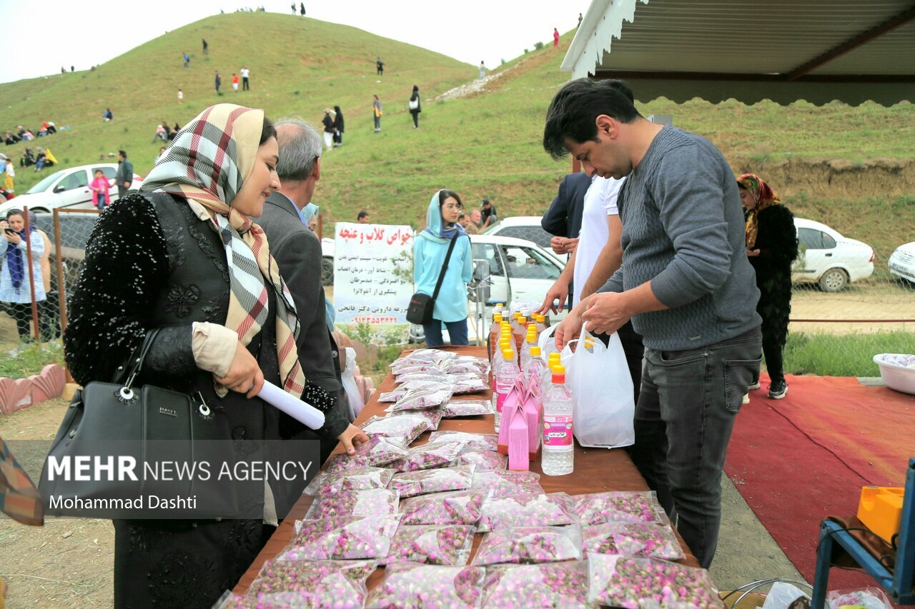 تصاویر: جشنواره گل و گلاب‌گیری شهرستان گرمی