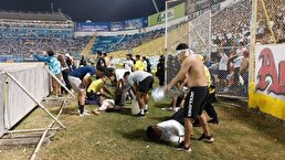 ویدیو / ۹ کشته به دلیل ازدحام جمعیت مسابقه فوتبال در «السالوادور»