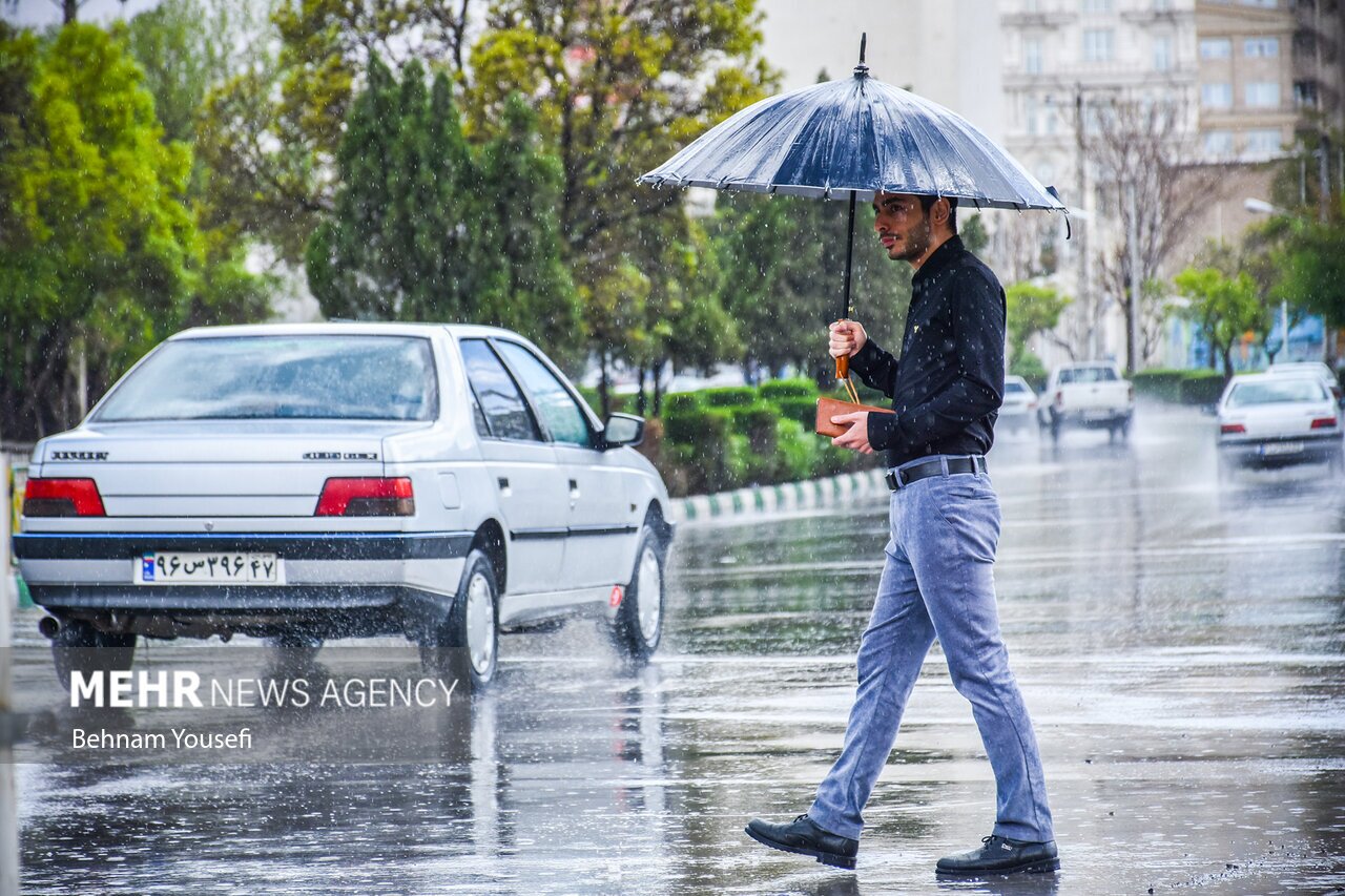 تصاویر: طراوت و زیبایی باران بهاری اراک