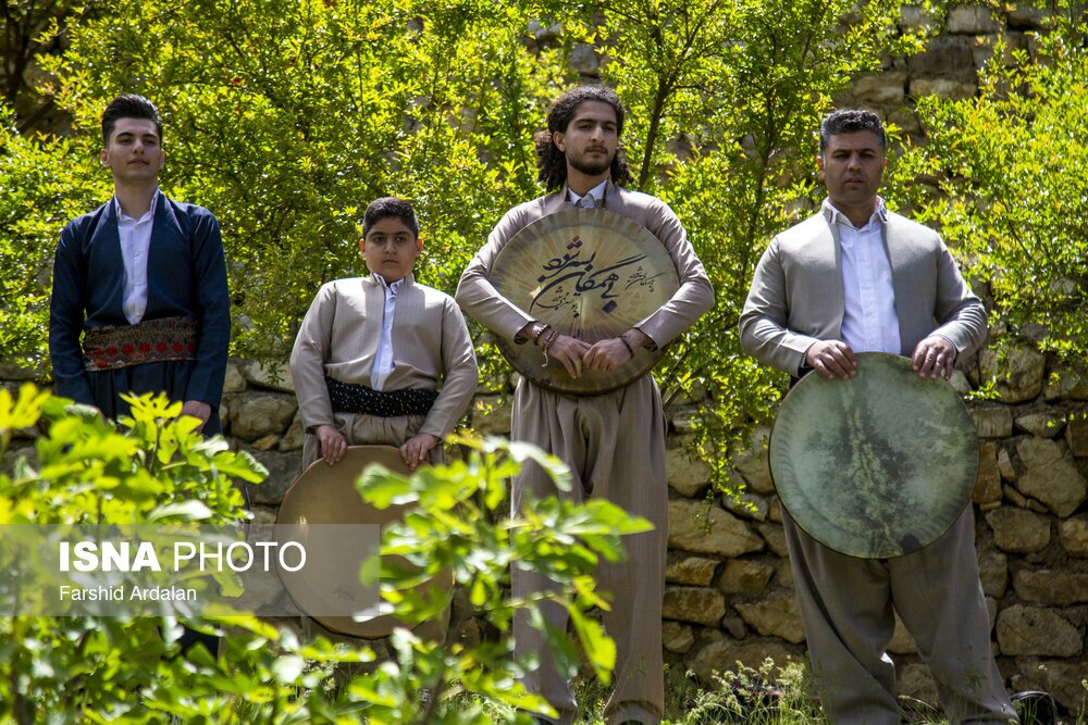 تصاویر: نوای هزار دف برفراز باینگان