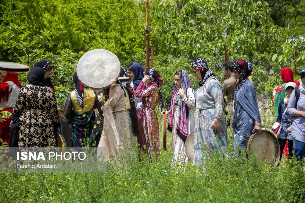 تصاویر: نوای هزار دف برفراز باینگان