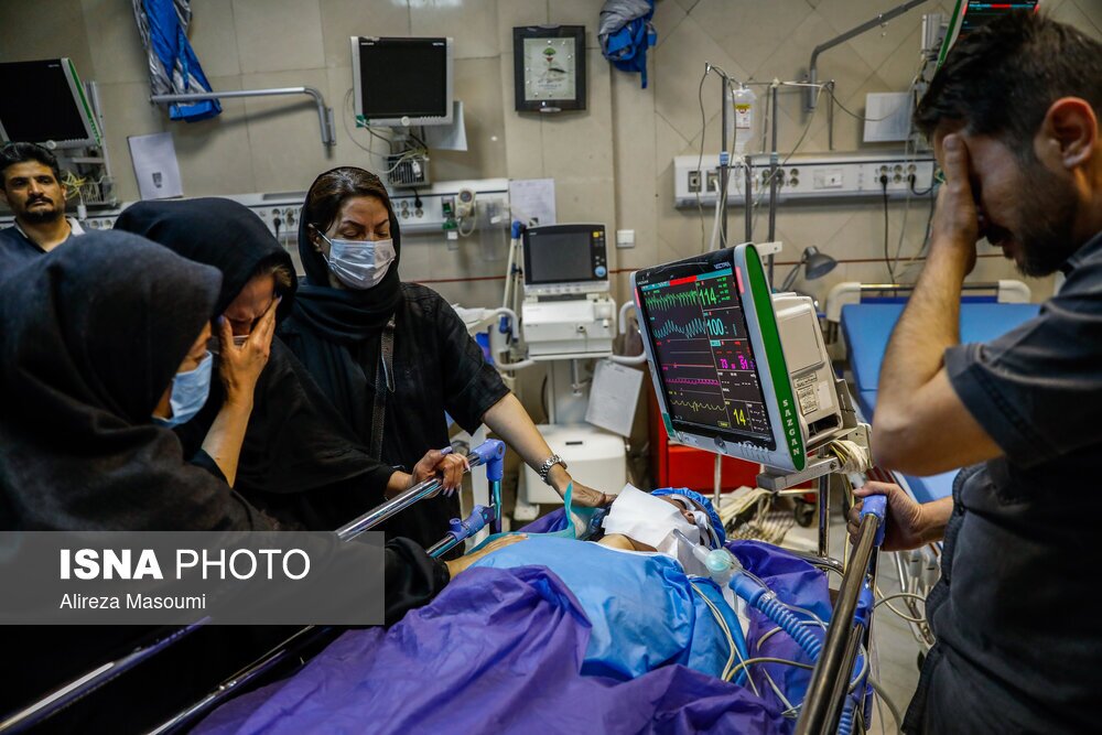 تصاویر: عمل اهدای عضو در بیمارستان مسیح دانشوری