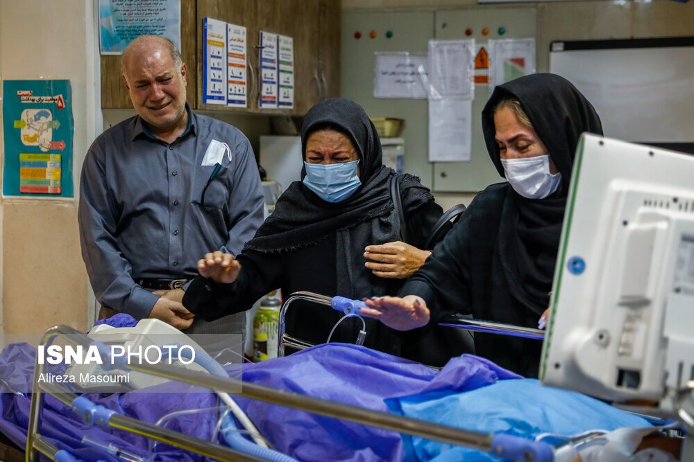 تصاویر: عمل اهدای عضو در بیمارستان مسیح دانشوری