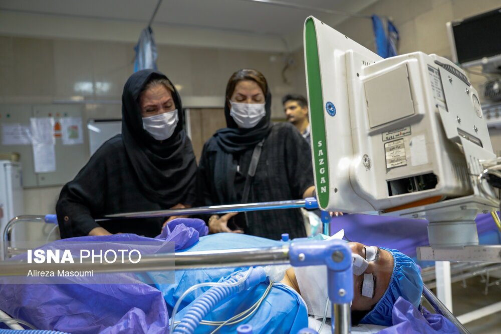 تصاویر: عمل اهدای عضو در بیمارستان مسیح دانشوری