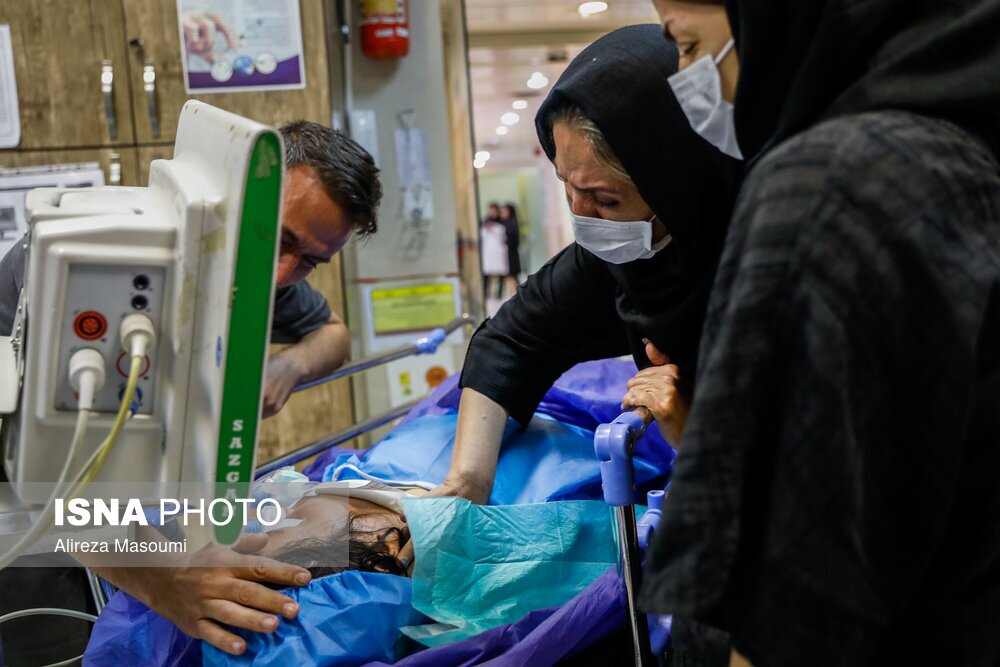 تصاویر: عمل اهدای عضو در بیمارستان مسیح دانشوری