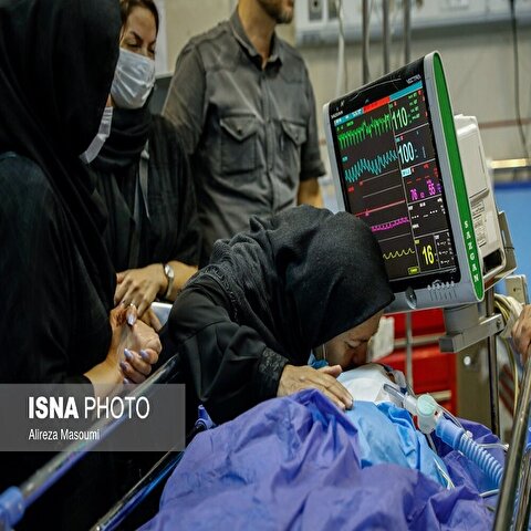 تصاویر: عمل اهدای عضو در بیمارستان مسیح دانشوری