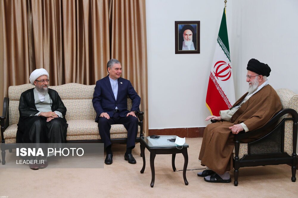 تصاویر: دیدار رئیس شورای مصلحت خلق ترکمنستان با مقام معظم رهبری
