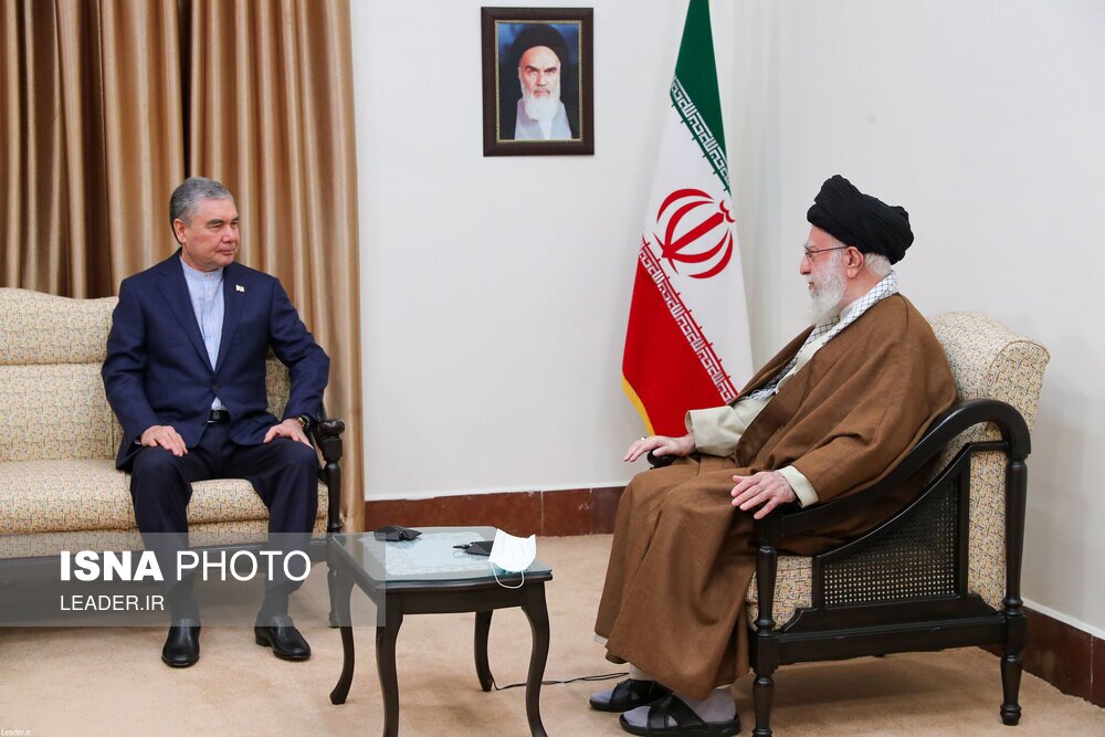 تصاویر: دیدار رئیس شورای مصلحت خلق ترکمنستان با مقام معظم رهبری