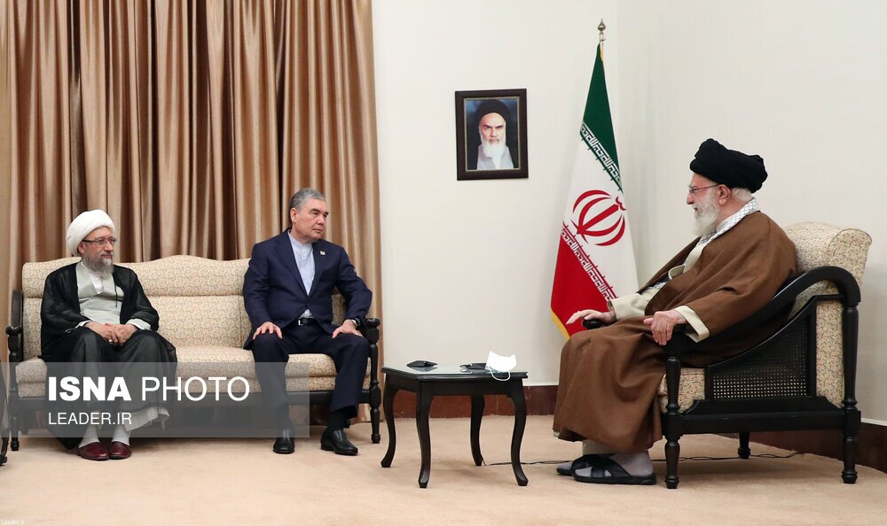 تصاویر: دیدار رئیس شورای مصلحت خلق ترکمنستان با مقام معظم رهبری