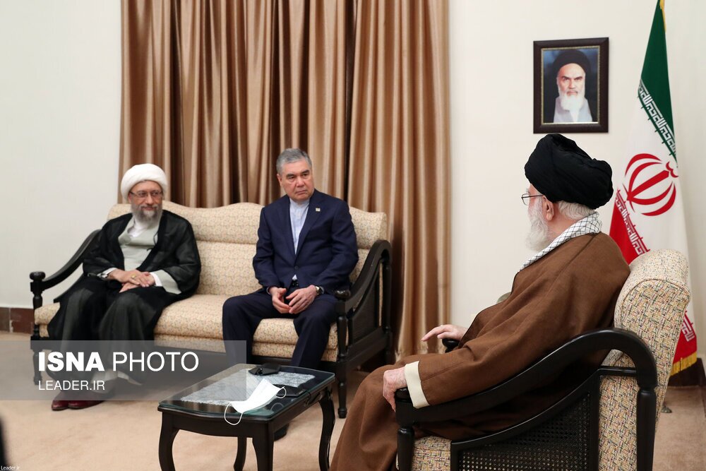 تصاویر: دیدار رئیس شورای مصلحت خلق ترکمنستان با مقام معظم رهبری